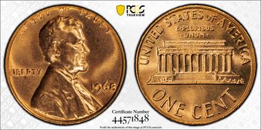 1968 1C MS66RD