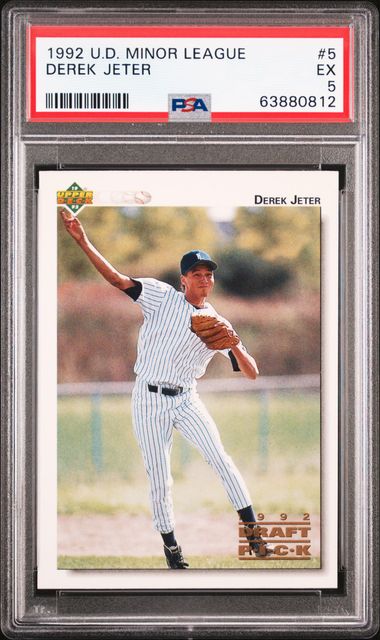 Derek Jeter 1993 Upper Deck Sp Rookie Card #279 (PSA EX 5)