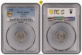 1938 5C Gad-170 F-122 MS67
