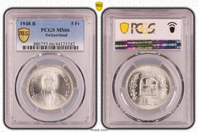 1948 B 5 Fr MS66