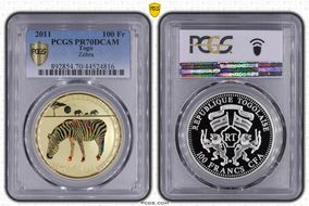 2011 100 Fr Zebra PR70DCAM