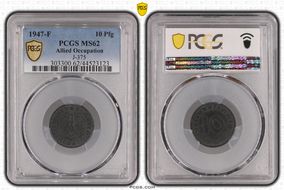1947-F 10 Pfg J-375 MS62