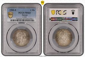 1900-E 2 Mk J-124 MS65