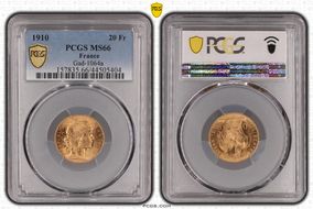 1910 20 Fr Gad-1064a F-535 Refrappe MS66