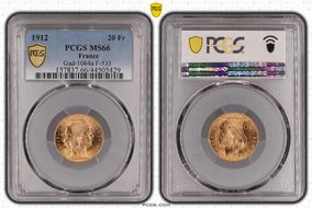 1912 20 Fr Gad-1064a F-535 Refrappe MS66