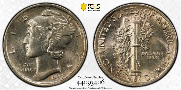 Cert 44093406 - Coin Image