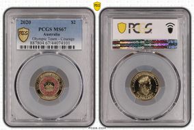 2020 $2 Olympic Team - Courage MS67