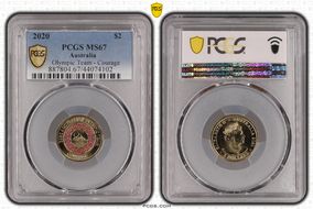 2020 $2 Olympic Team - Courage MS67