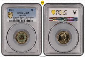 2020 $2 Olympic Team - Dedication MS67