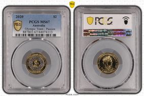 2020 $2 Olympic Team - Passion MS67