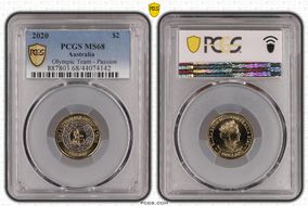 2020 $2 Olympic Team - Passion MS68