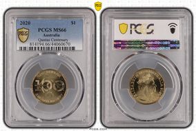 2020 $1 Qantas Centenary MS66