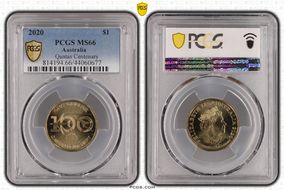 2020 $1 Qantas Centenary MS66