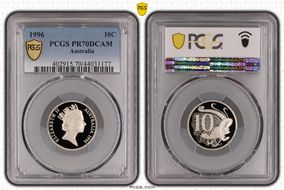 1996 10C PR70DCAM