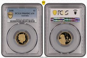 2008 $2 PR69DCAM