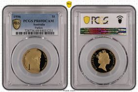 1996 $1 Parkes PR69DCAM