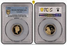 1992 $2 PR70DCAM