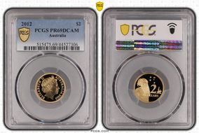 2012 $2 PR69DCAM
