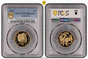 2012 $1 PR70DCAM