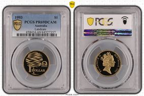 1993 $1 Landcare PR69DCAM