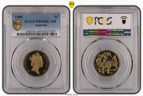 1985 $1 PR69DCAM