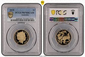 2018 $1 PR70DCAM