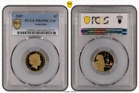 2007 $2 PR69DCAM