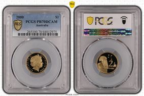 2000 $2 PR70DCAM
