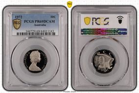 1972 10C PR69DCAM