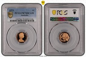 1973 1C PR70DCAM