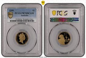 1998 $2 PR70DCAM