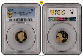 2002 $2 PR69DCAM