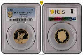 2009 $1 Astronomy PR69DCAM