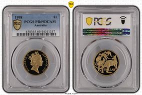 1998 $1 PR69DCAM