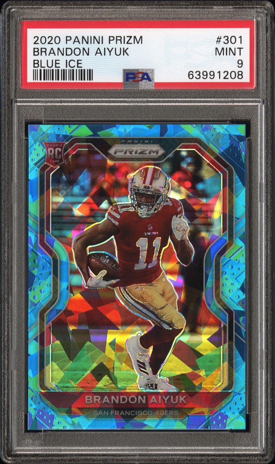 2020 Panini PANINI PRIZM BLUE ICE #301 Brandon Aiyuk front