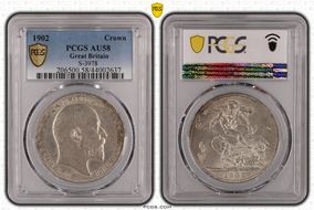 1902 Crown S-3978 AU58