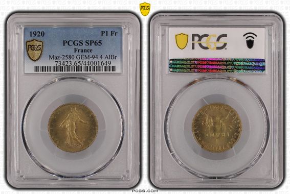 Cert 44001649 - Coin Image