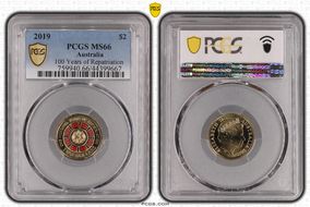 2019 $2 100 Years of Repatriation Colorized MS66