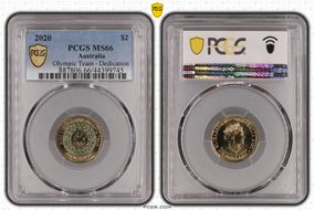 2020 $2 Olympic Team - Dedication MS66
