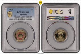 2020 $2 Olympic Team - Courage MS66