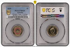 2020 $2 Olympic Team - Courage MS65