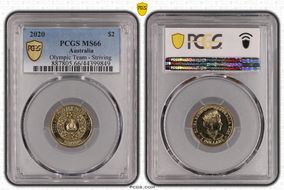 2020 $2 Olympic Team - Striving MS66