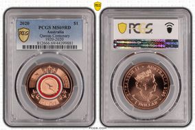 2020 $1 Qantas Centenary 1920-2020 MS69RD
