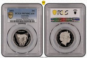 2001 20C Tasmania PR70DCAM