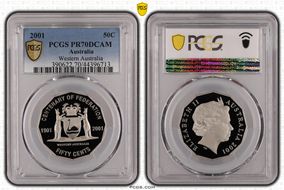 2001 50C Western Australia PR70DCAM