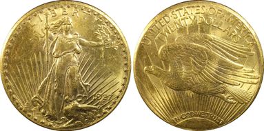 1927-S $20 MS63