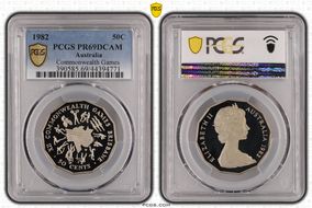 1982 50C Commonwealth Games PR69DCAM