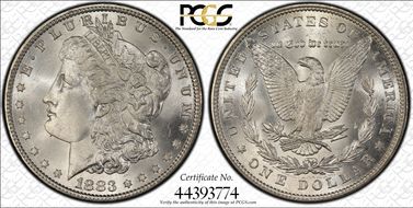 1883 $1 MS67