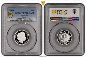 2008 10C Silver PR70DCAM