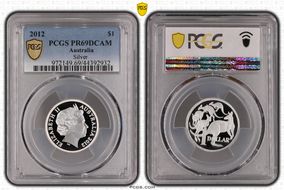 2012 $1 Silver PR69DCAM